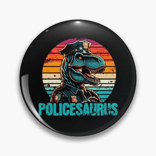 Item preview, Police Dinosaur Policesaurus Funny Cop Dad Grandad designed and sold by Maljonic.
