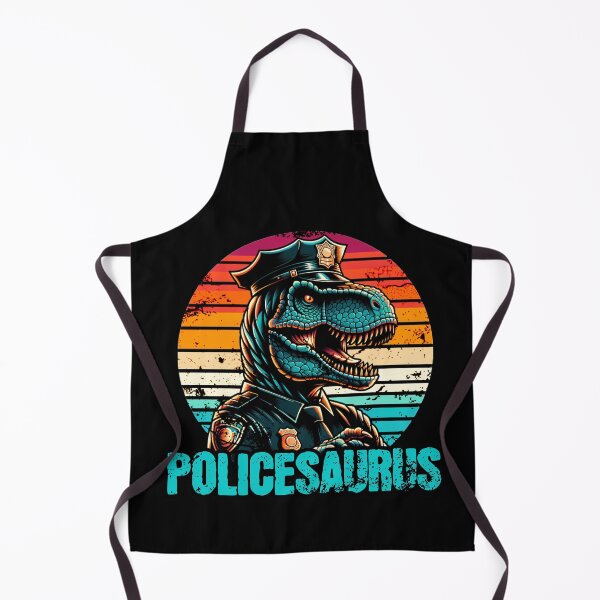 Item preview, Police Dinosaur Policesaurus Funny Cop Dad Grandad designed and sold by Maljonic.