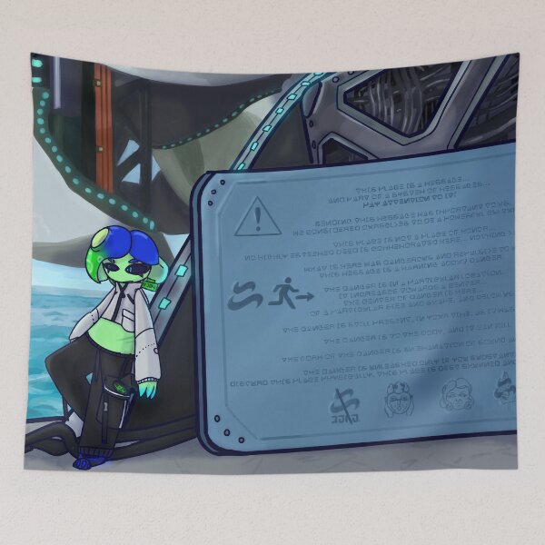 Item preview, "this is not a place of honor" Second Half Bluescreen on NILS designed and sold by AngelTheSiren.