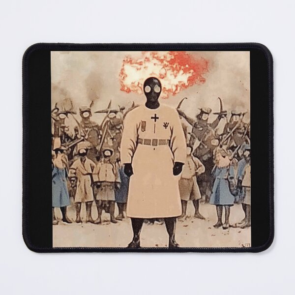 Item preview, Masked Commander In A Post-Apocalyptic Uprising designed and sold by landletsy.