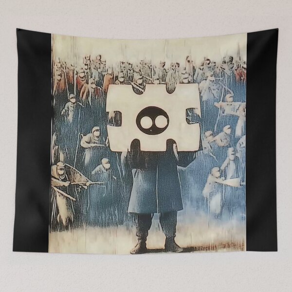 Item preview, Bearer Of The Razor Mask designed and sold by landletsy.