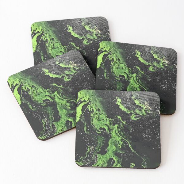 Item preview, Green Swirl - Marbled Abstract designed and sold by Fab-Haven.