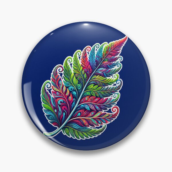Item preview, Psychedelic Fern Leaf designed and sold by PsycheBrain.