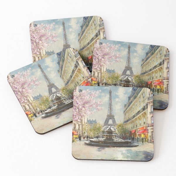 Item preview, Blooming trees in spring Paris designed and sold by Yaroslav Chyzhevskyi.