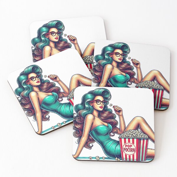 Item preview, Popcorn, Retro Delicious designed and sold by JonelleTshirts.