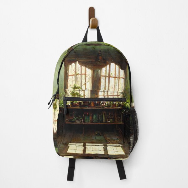 Item preview, Sunlit Rustic Greenhouse Workspace designed and sold by Amr Siam.