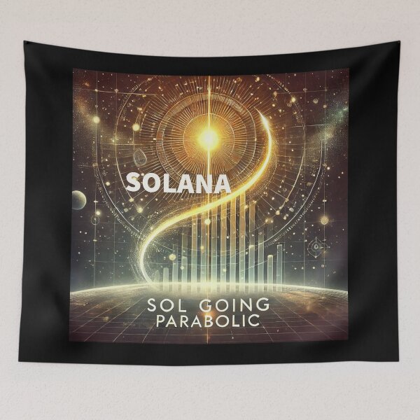 Item preview, Solana’s Surge: A Parabolic Breakout Unfolds designed and sold by Omniweb.app.