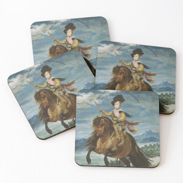 Item preview, Riders nose up Horses nose down designed and sold by The Artful Horse.