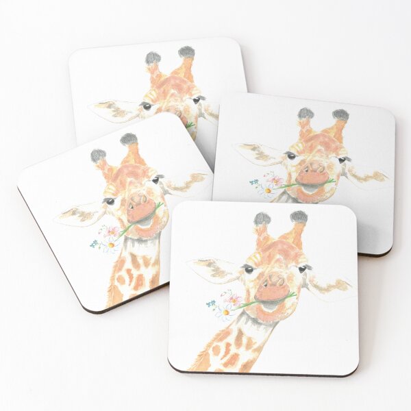 Item preview, Giraffe with Flowers designed and sold by drachenidee.