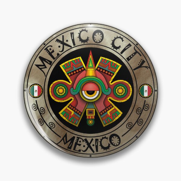 Aperçu de l'œuvre Emblème aztèque Ollin de la ville de Mexico créée et vendue par studioss76.
