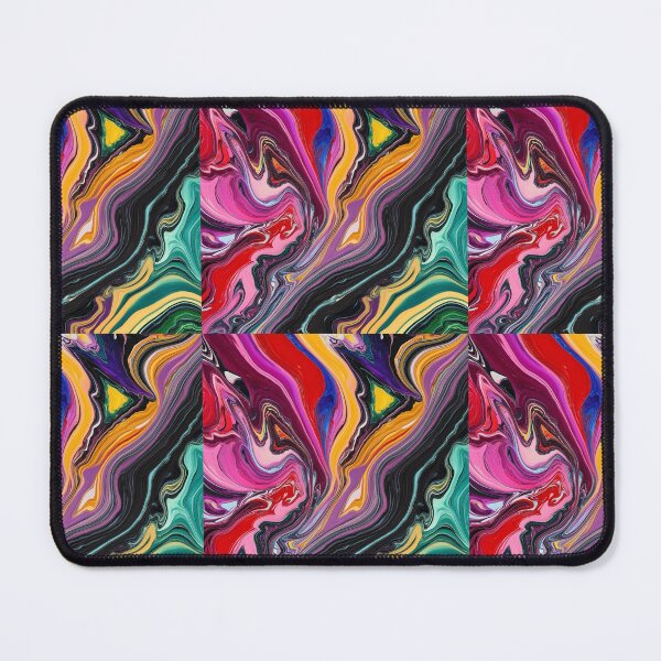 Item preview, Beautiful multicolored flowy print designed and sold by SparkzPress.