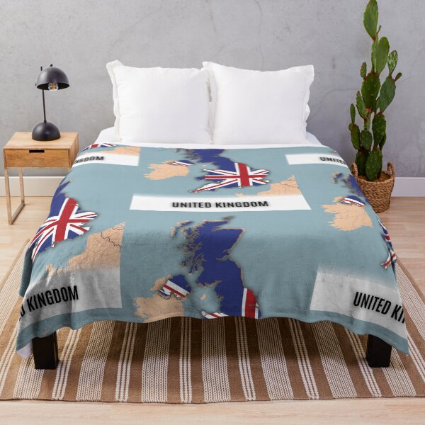 Item preview, England & UK Map Art – Unique Wall Decor for Geography Lovers designed and sold by Psycho-Crazy.