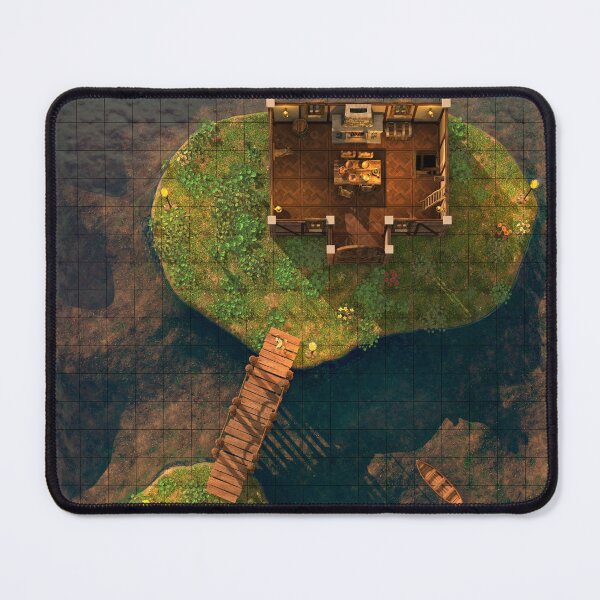 Item preview, Lake House DND Map designed and sold by NickMakes33.