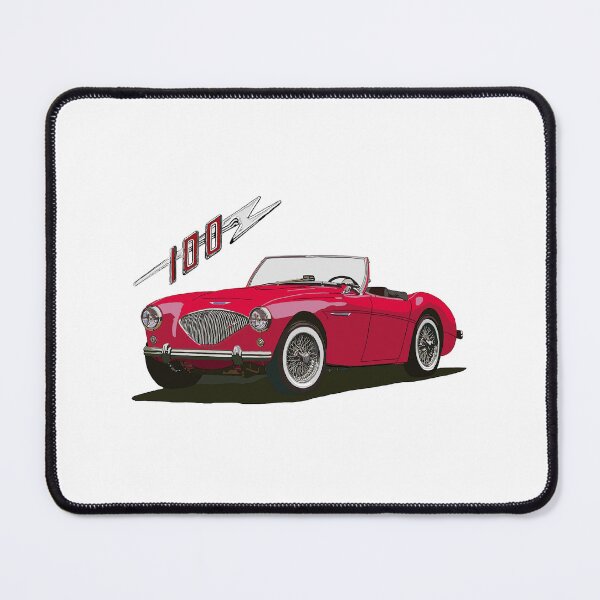 Item preview, Red Austin Healey 100 designed and sold by avenueart01.