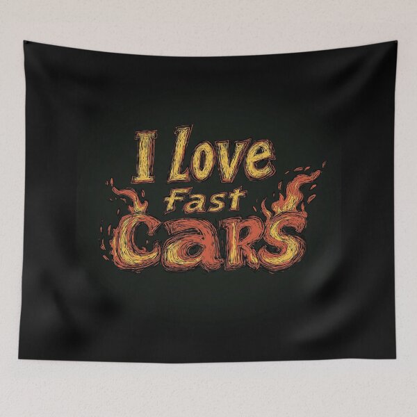 Item preview, I love fast cars designed and sold by JacobSpace.