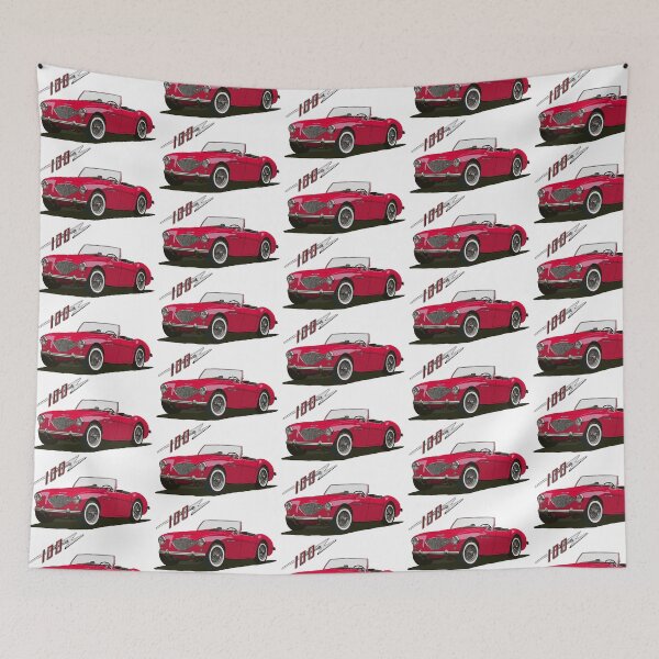 Item preview, Red Austin Healey 100 designed and sold by avenueart01.