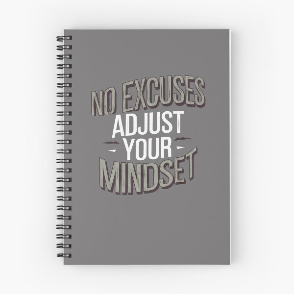 Item preview, Motivational Saying, No Excuses, Adjust Your Mindset  designed and sold by Logiamerch.