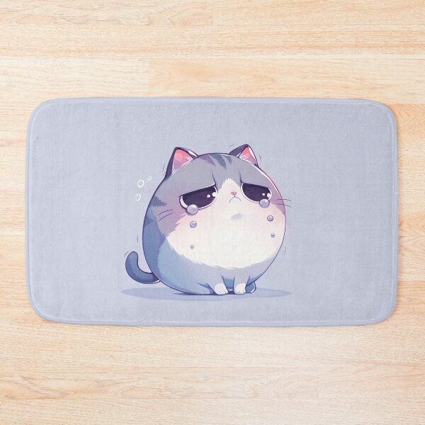 Item preview, Adorable Sad Cat Cartoon – Playful and Charming Design designed and sold by Windy-market.