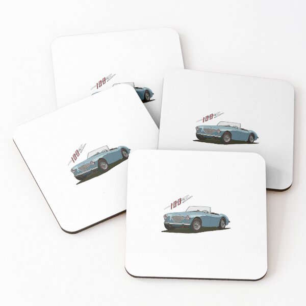 Item preview, Blue Austin Healey 100 designed and sold by avenueart01.