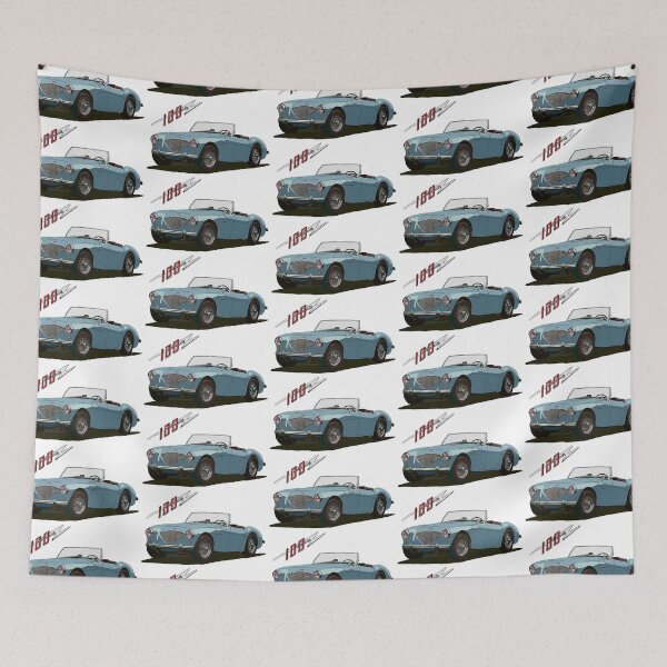 Item preview, Blue Austin Healey 100 designed and sold by avenueart01.