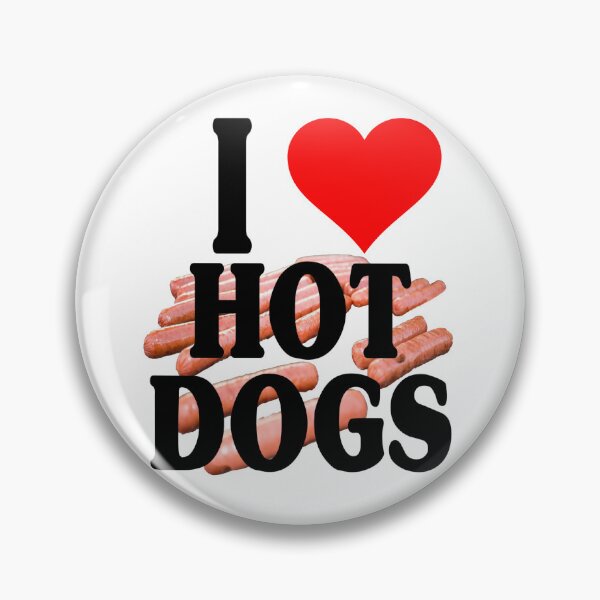 Item preview, Hot Dogs I Love Them (seriously) designed and sold by blueversion.