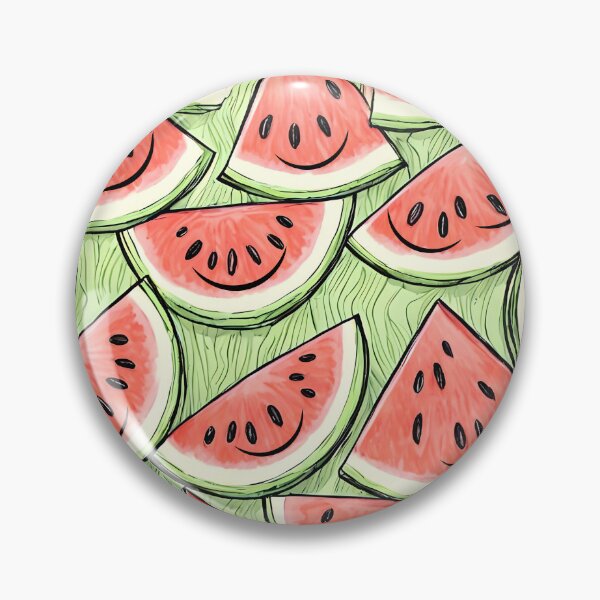 Item preview, Watermelon Slices with Happy Faces designed and sold by Ciervo Primavera.