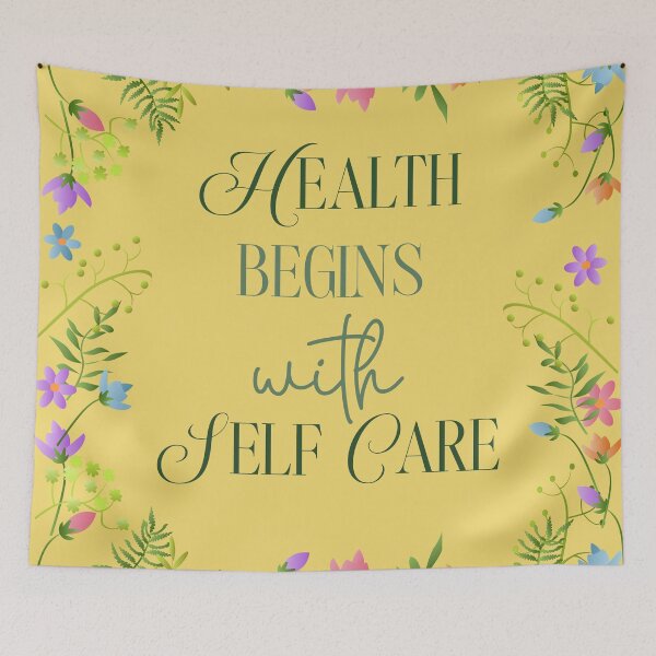 Item preview, Self Care Theme : Health begins with self care designed and sold by karyalangit.