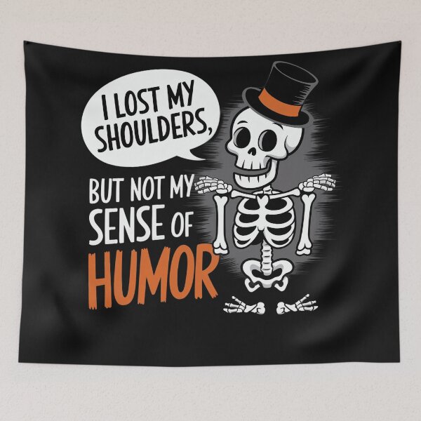 Item preview, Skeleton Humor: Lost Shoulders Edition designed and sold by RebeccaRe.