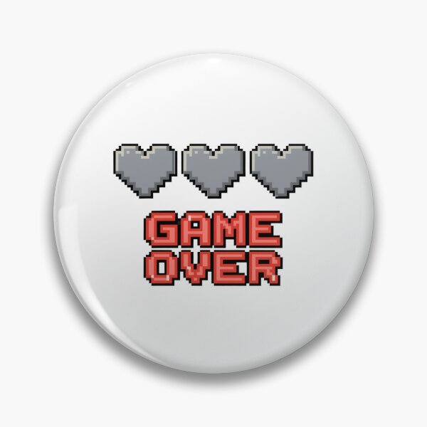 Artikelvorschau, Game Over: Das ultimative Pixel-Finish! entworfen und verkauft von 8bitdecalworld.