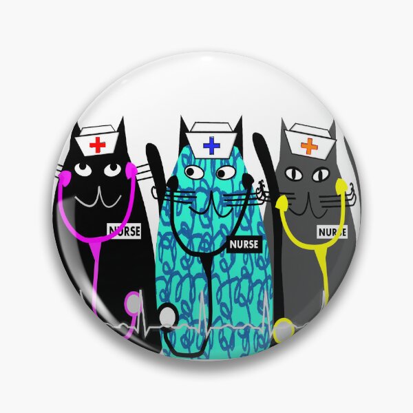 Item preview, Whimsical Nurse Cats designed and sold by gailg1957.