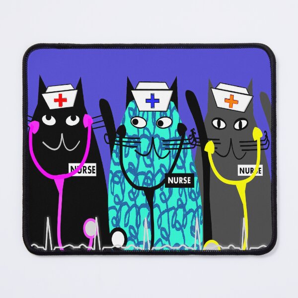 Item preview, Whimsical Nurse Cats designed and sold by gailg1957.