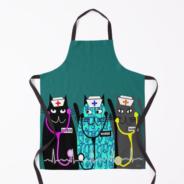 Item preview, Whimsical Nurse Cats designed and sold by gailg1957.