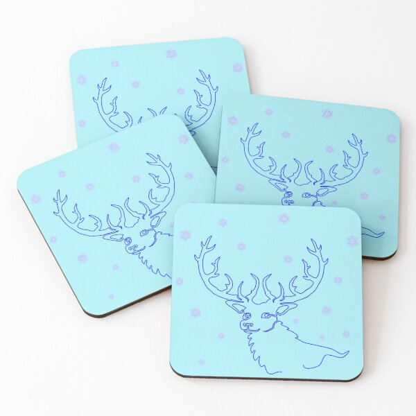 Item preview, deer with antlers designed and sold by LESSILU.