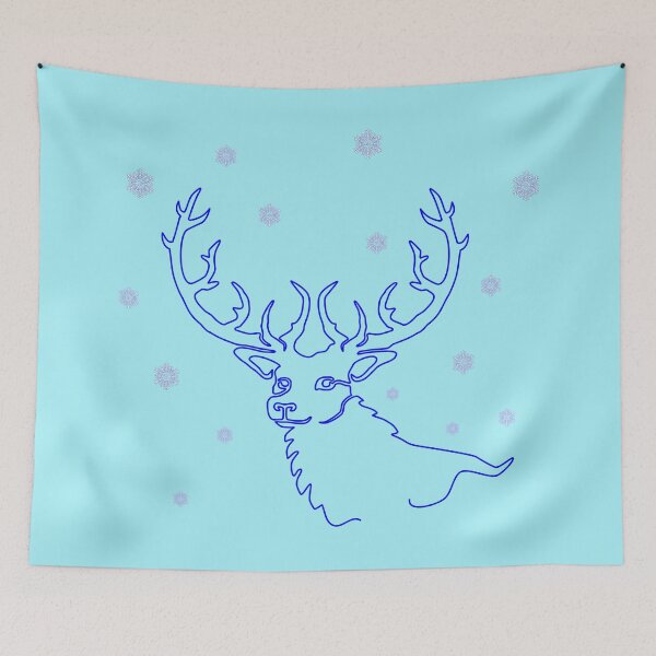 Item preview, deer with antlers designed and sold by LESSILU.