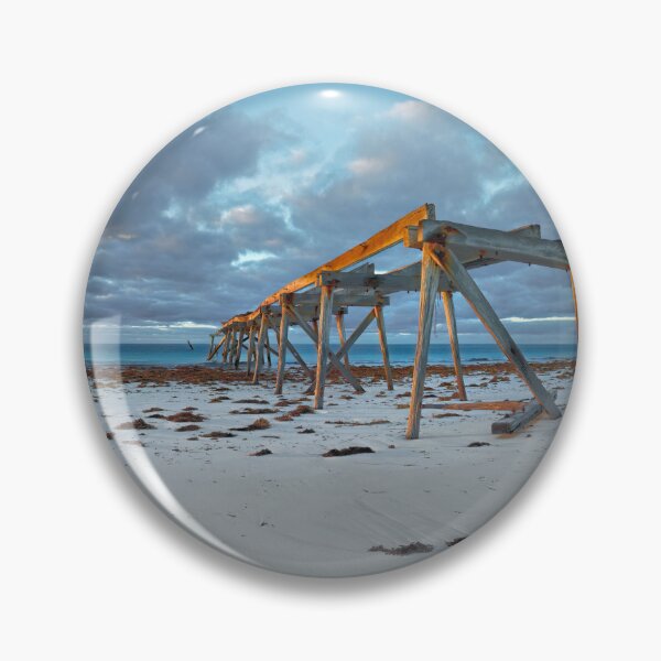 Item preview, Eucla - Jetty Ruins Western Australia Sunrise Sunlight designed and sold by Adam Gormley.