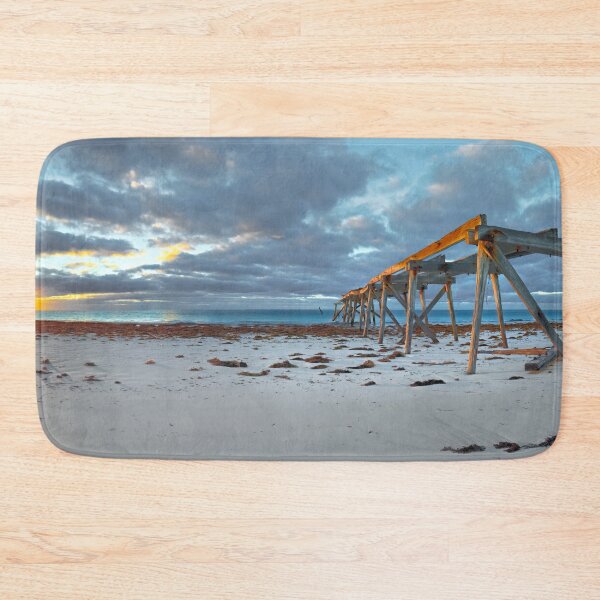 Item preview, Eucla - Jetty Ruins Western Australia Sunrise Sunlight designed and sold by Adam Gormley.