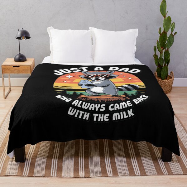 Item preview, Just A Dad Who Always Came Back With The Milk Racoon Fathers designed and sold by KHABIRITI.
