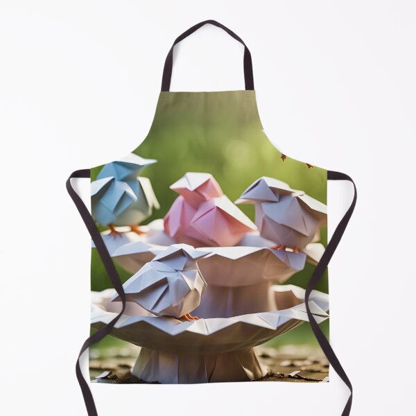 Item preview, Origami Art - Feathered Fledglings: Baby Birds Bathing Bliss designed and sold by ArtfulFolds.