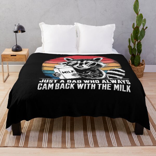 Item preview, Just A Dad Who Always Came Back With The Milk Racoon Fathers designed and sold by KHABIRITI.