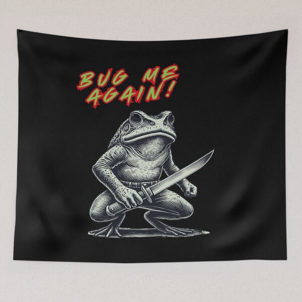 Item preview, Bug Me Again! Knife Frog designed and sold by Tiszert.