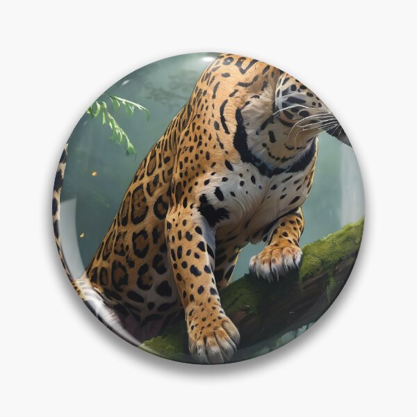 Item preview, Silent Stalker: Jaguar in the Rainforest designed and sold by RK - Shop.