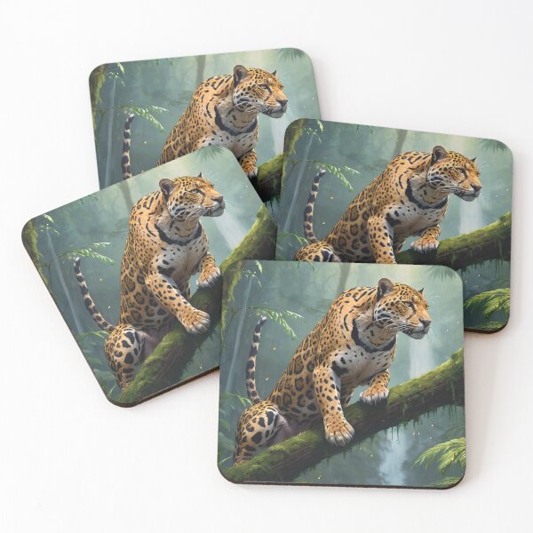 Item preview, Silent Stalker: Jaguar in the Rainforest designed and sold by RK - Shop.