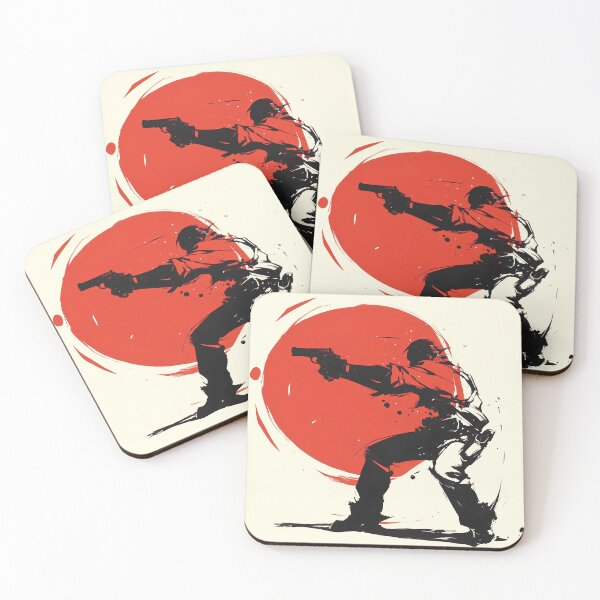 Item preview, Dynamic Gun Stance – Minimalist and Stylish Illustration designed and sold by Windy-market.