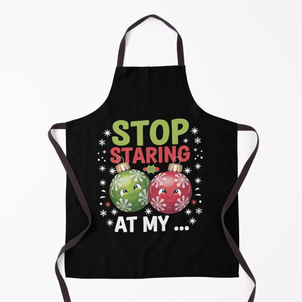 Item preview, Stop Staring At My... Balls Funny Ugly Christmas Adult Humor designed and sold by KHABIRITI.
