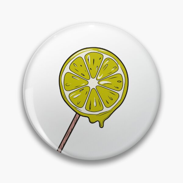 Item preview, Lemon Slice Lollipop Illustration - Fresh and Playful Citrus Design designed and sold by Timegraf.