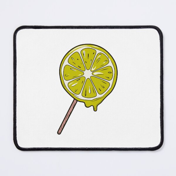 Item preview, Lemon Slice Lollipop Illustration - Fresh and Playful Citrus Design designed and sold by Timegraf.