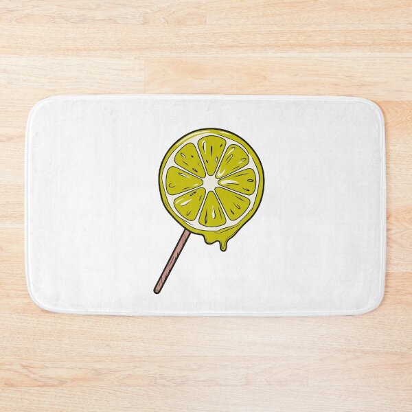 Artikelvorschau, Lemon Slice Lollipop Illustration - Fresh and Playful Citrus Design entworfen und verkauft von Timegraf.