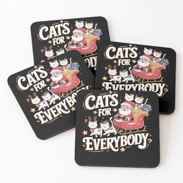 Item preview, Funny Cats for Everybody Christmas Funny Xmas Women Santa designed and sold by KHABIRITI.