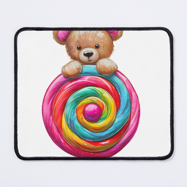 Item preview, Retro Teddy Bear Lollipop designed and sold by dreamvisionsKG.