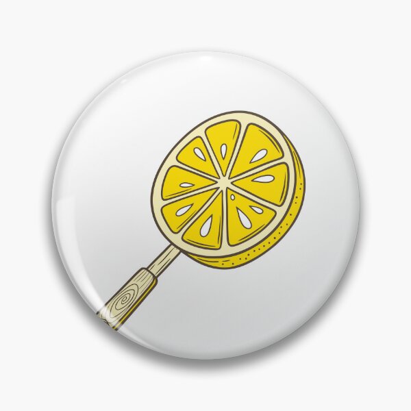 Item preview, Lemon Slice Lollipop Illustration - Fresh and Playful Citrus Design designed and sold by Timegraf.